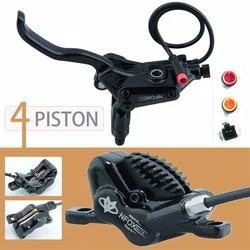 NFOX B015 freno idraulico a disco a 4 pistoncini E-bike pieghevole Mountain Bike bicicletta spegnimento Scooter elettrico leva della maniglia della pinza