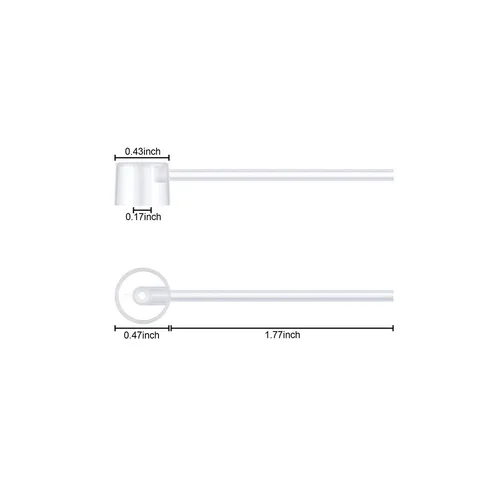 Imagen 2 del producto Embudos difusores de recarga de Perfume, dispensador de cosméticos, pulverizador de boquilla larga, bomba de recarga portátil, herramienta de dispositivo de llenado de botellas, 10/20 piezas