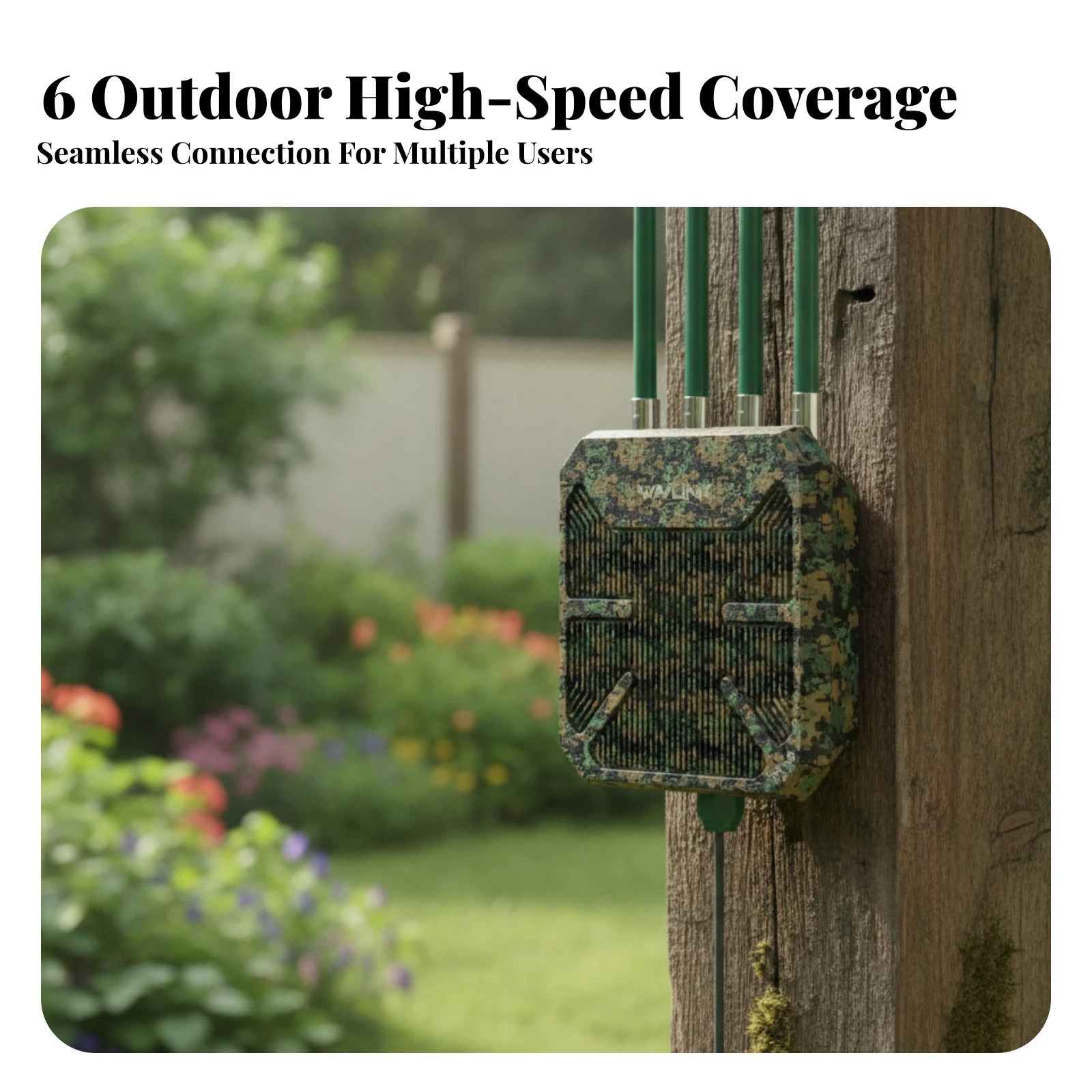 Network Gear Wifi 6 Outdoor Extender Outdoor WiFi 6 Repeater Rugged Surge Protector Arrester Weatherproof Access Point