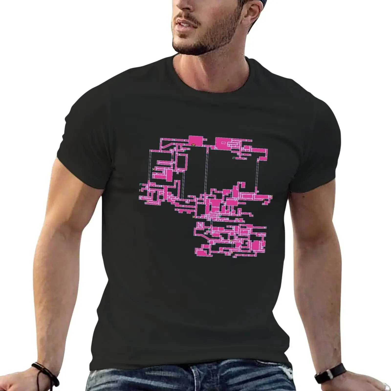 Super Metroid Map of Zebes - Original Graphics T-Shirt quick drying shirt boys t shirts mens graphic t-shirts anime