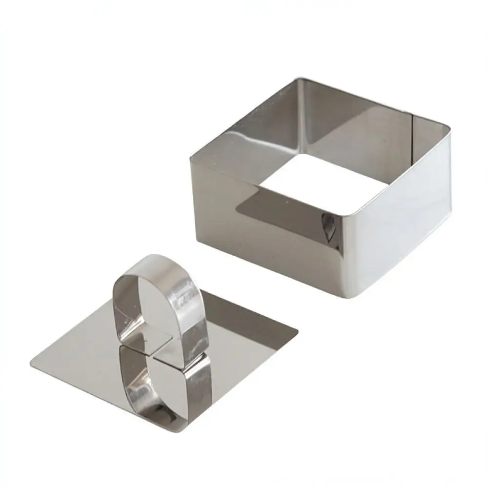Stainless Steel Mousse Cake Mold Ring For Baking Pastry Tool Home Kitchen Cheesecake Tiramisu Biscuit Shaping