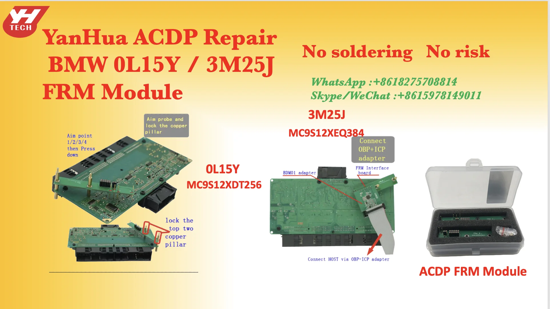 Yanhua Mini ACDP 0L15Y 3M25J FRM module repair