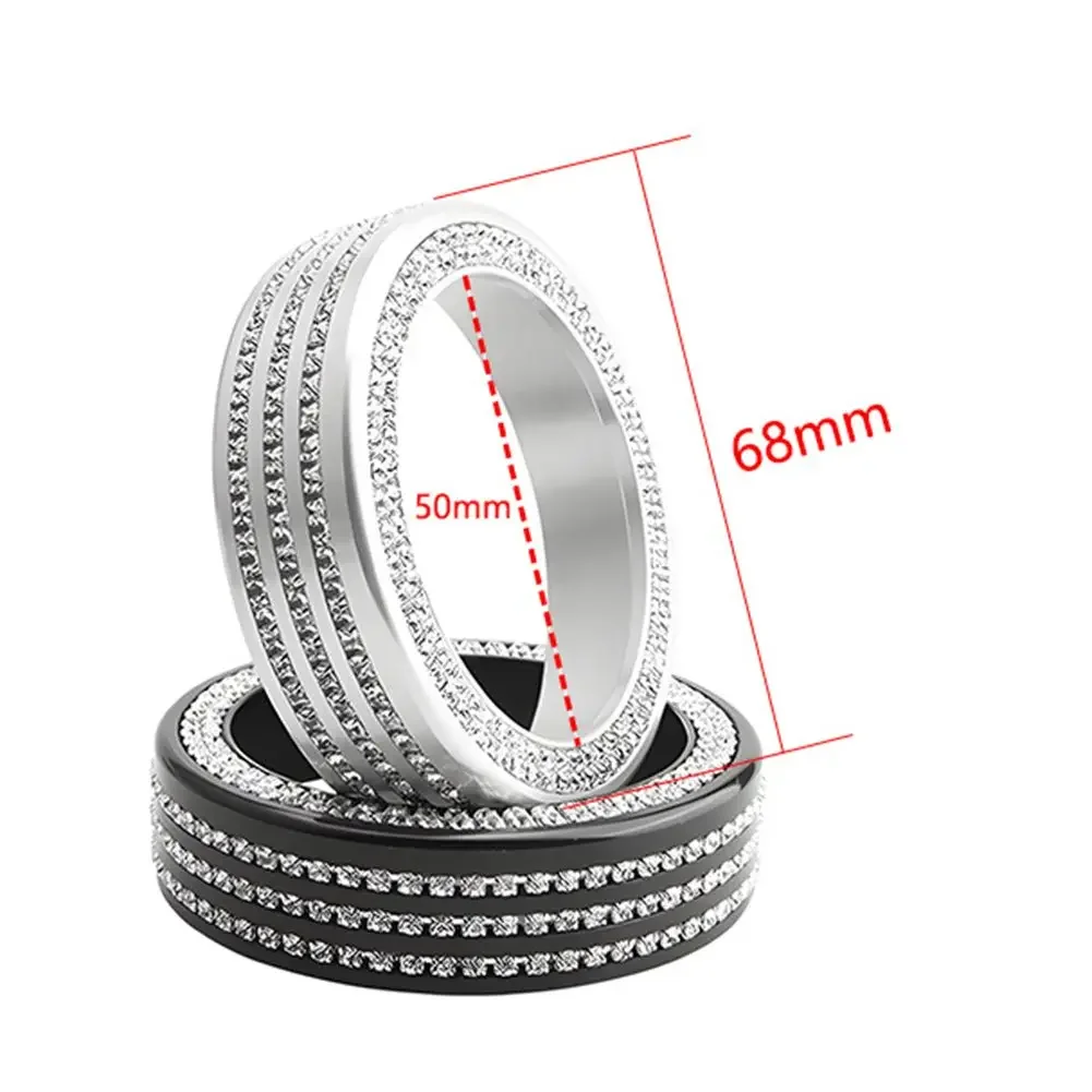 

2PCS Car Center Console Multimedia Navigation Knob Decoration Cover For Ford FOR Explorer 2020 2021 2022 2023 LHD RHD