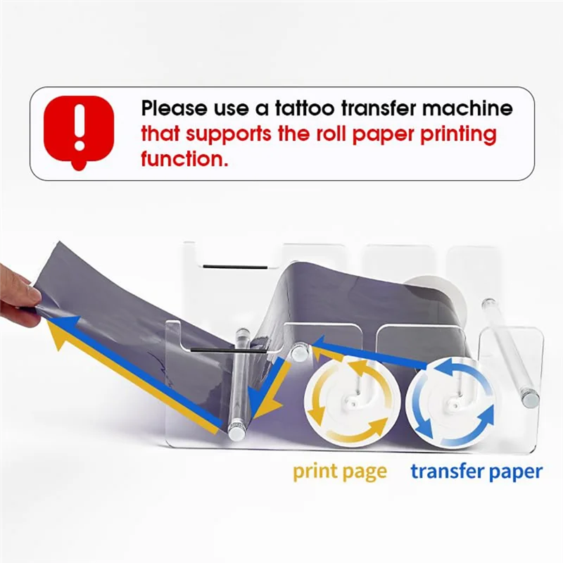 【NEW】Transfer Paper 95Ft Tattoo Paper Roll For Long Drawing Function Transfer Machine