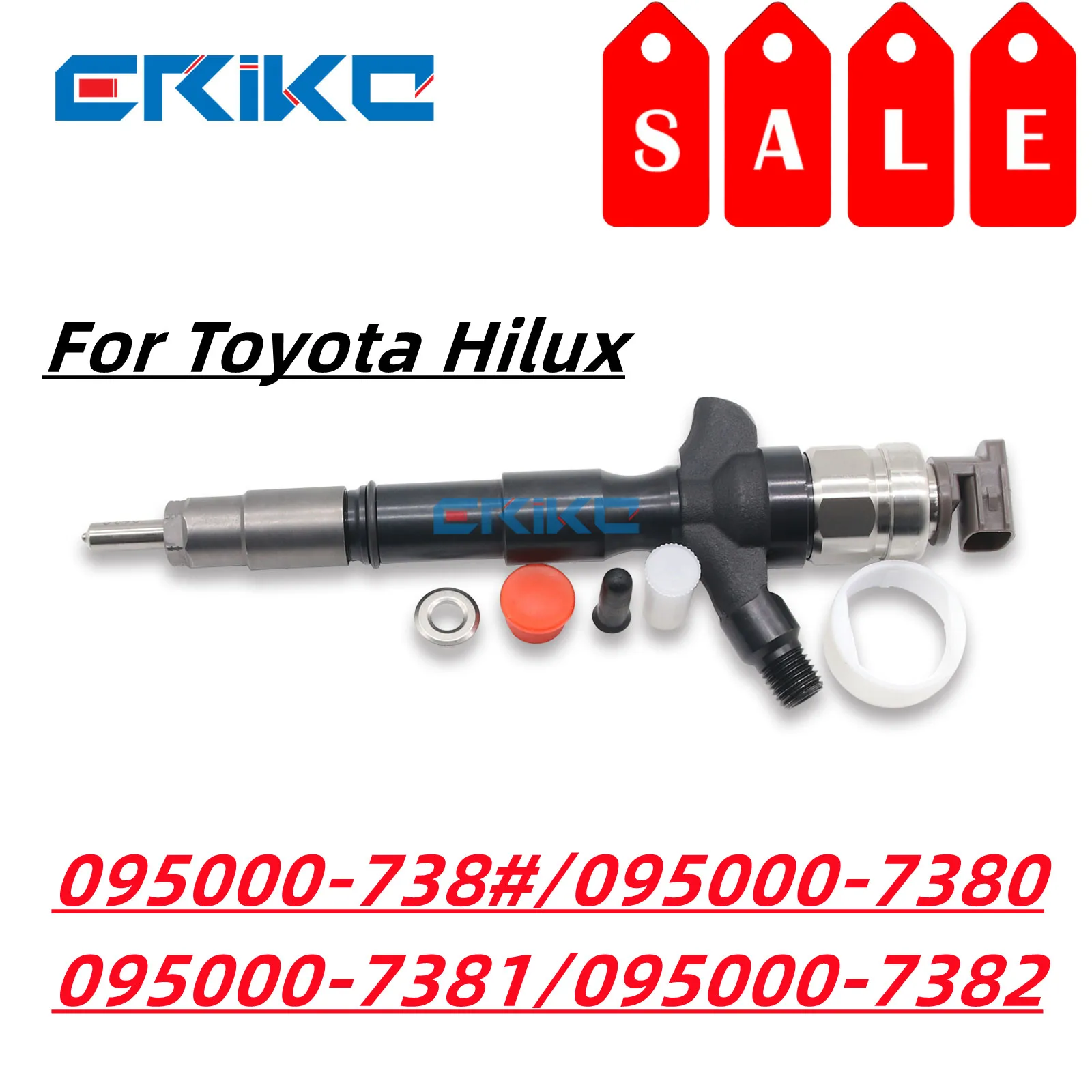 

ERIKC 095000-7380 095000-7381 095000-7382 Fuel Injector 095000-738# Injection Nozzle 23670-0L010 23670-0L070 for Toyota G2