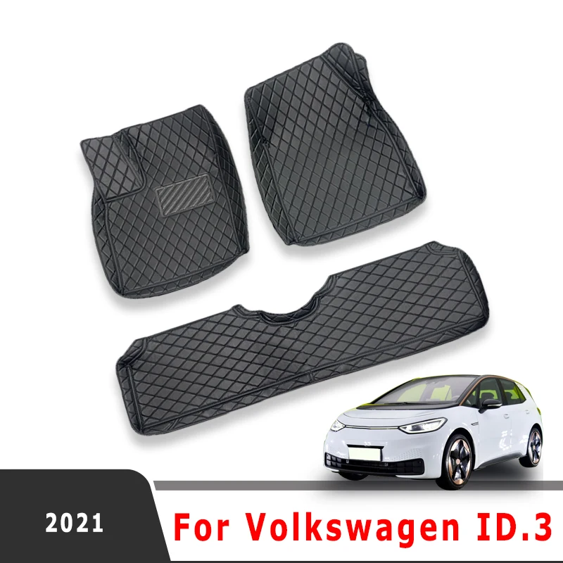 

For ID.3 2025 2024 2023 2022 2021 Car Floor Mats Trunk Carpets Auto Interiors Accessories Waterproof Product For Volkswagen VW