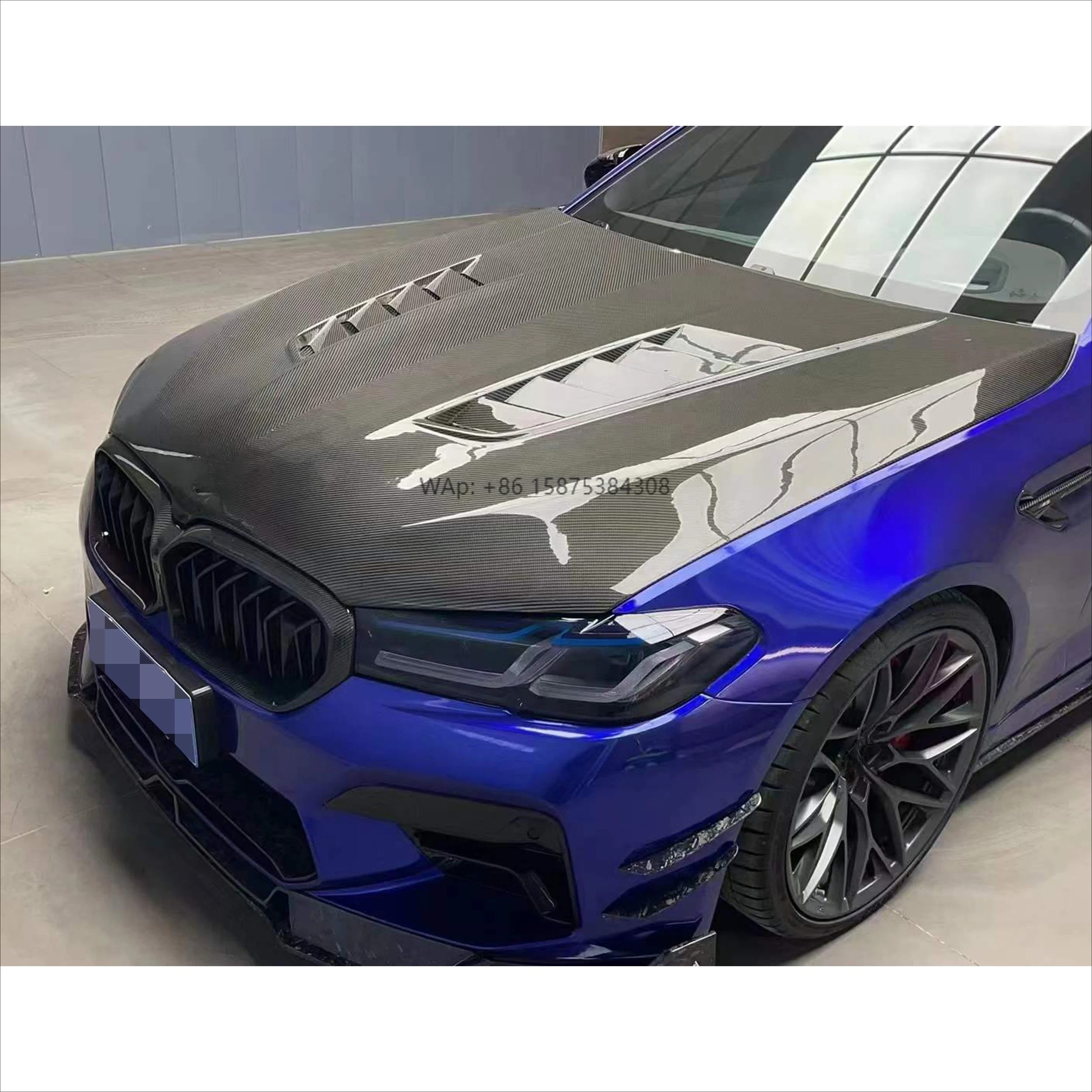 

Good Fitment G30 Front Hood for 5 Series G30 2018-IN V Style Real Carbon Fiber Front Hood New Condition Engine Cover