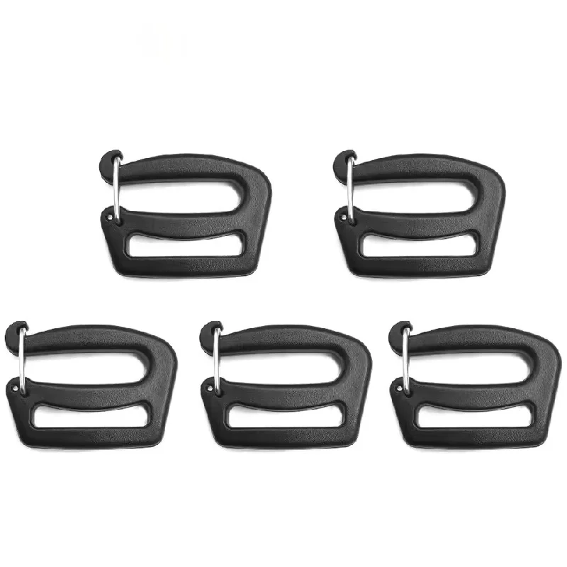 5/10Pcs 25mm Quick Release G Hook Clip DIY Webbing Backpack Buckle Replacement for Bag Straps Outdoor Gear
