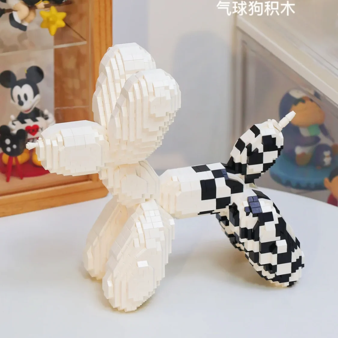 Balody Balloon Dog Building Block Lovely Pet Puppy Animal Assembly Construction Model Mini Brick Figures Toys For Christmas Gift