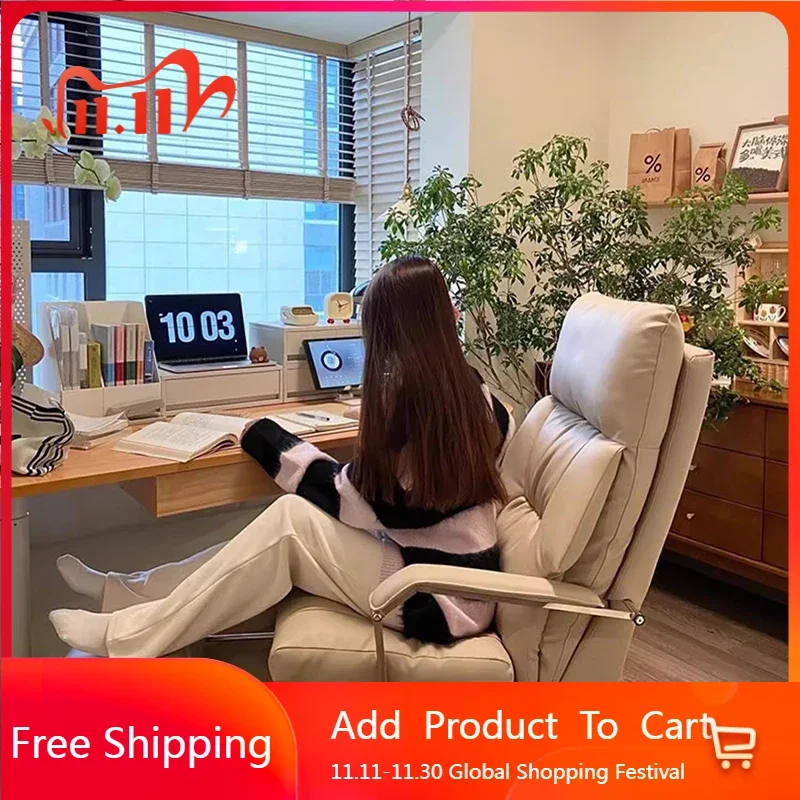 

Luxury Vanity Office Chair Swivel Study Recliner Modern Office Chair Ergonomic Computer Sillas De Oficina Library Furniture