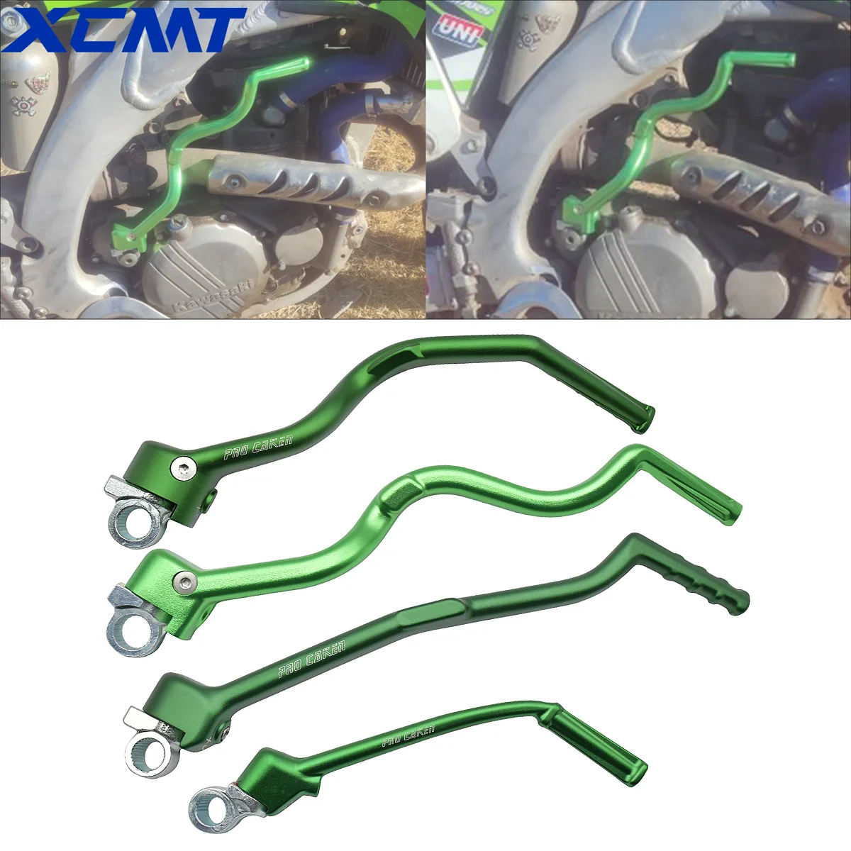 

CNC Aluminum Forged Kick Start Starter Lever Pedal For Kawasaki KX250F 2013-2015 KX85 KX100 2000-2020 KX450F 2008-2018 KLX450R