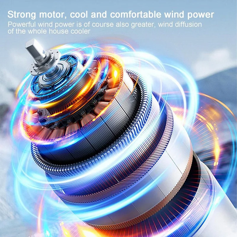 Bedroom Desk Mini Tower Fan Table Cooling Fan 2-Speed Wind Speed Adjustment Electric Desk Fan