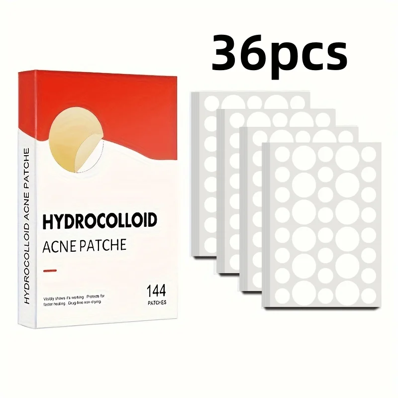 

40 шт. гидроколлоидные пластыри от прыщей — впитывают торт и масло, уменьшают покраснение, невидимые, подходят для ношения на весь день.