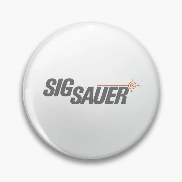 Sig Sauer  Soft Button Pin Hat Creative Brooch Lover Decor Cute Gift Collar Funny Badge Clothes Metal Lapel Pin Cartoon Women