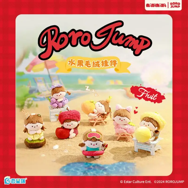 

NAYANAYA Roro jump fruit party Series Key chain pendant Blind Box Guess Bag Original Toys Doll Cute Anime Figure Ornaments Gift