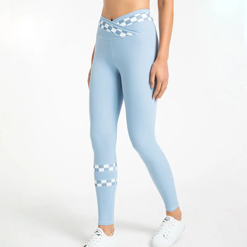 Pantalones de yoga de cintura alta para mujer, leggings elásticos de levantamiento de cadera, ropa de glúteos de melocotón, pantalones para correr, pantalones deportivos para gimnasio