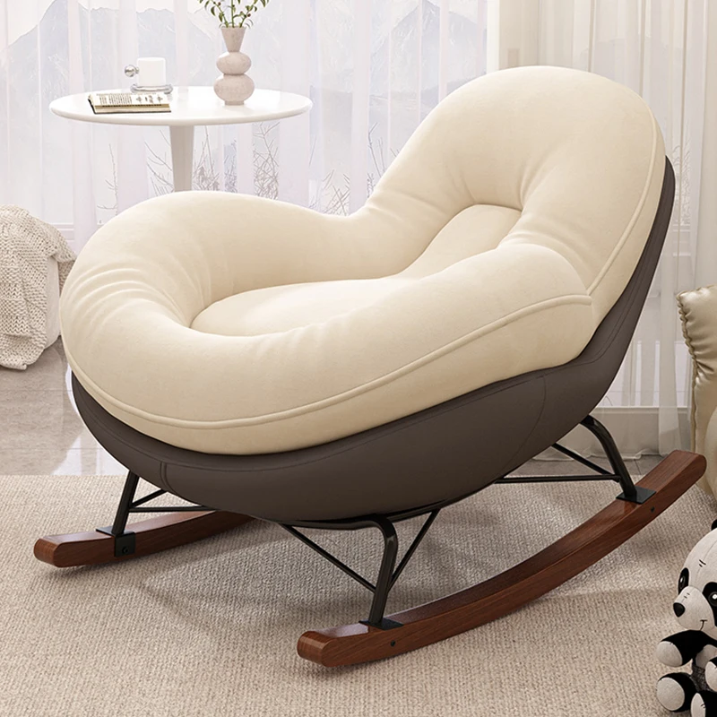 Modern Single Adult Recliner Rocking Chair For Home For Living Room Lazy Sofa Reclining Sleeping Features For Hotels Villas