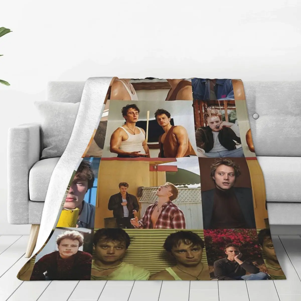 JJ Maybank - Rudy Pankow Blankets Soft Warm Flannel Throw Blanket Cover for Bed Living room Picnic Travel Home Sofa