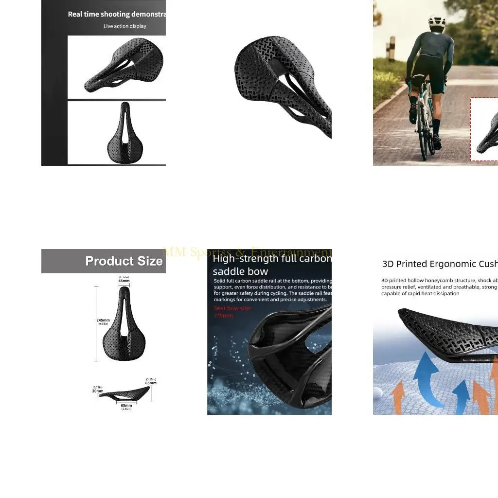 

31BE Comfortable Bicycles Saddles Ergonomic Bicycles Saddles Thickened Saddles for Various Day Cycling