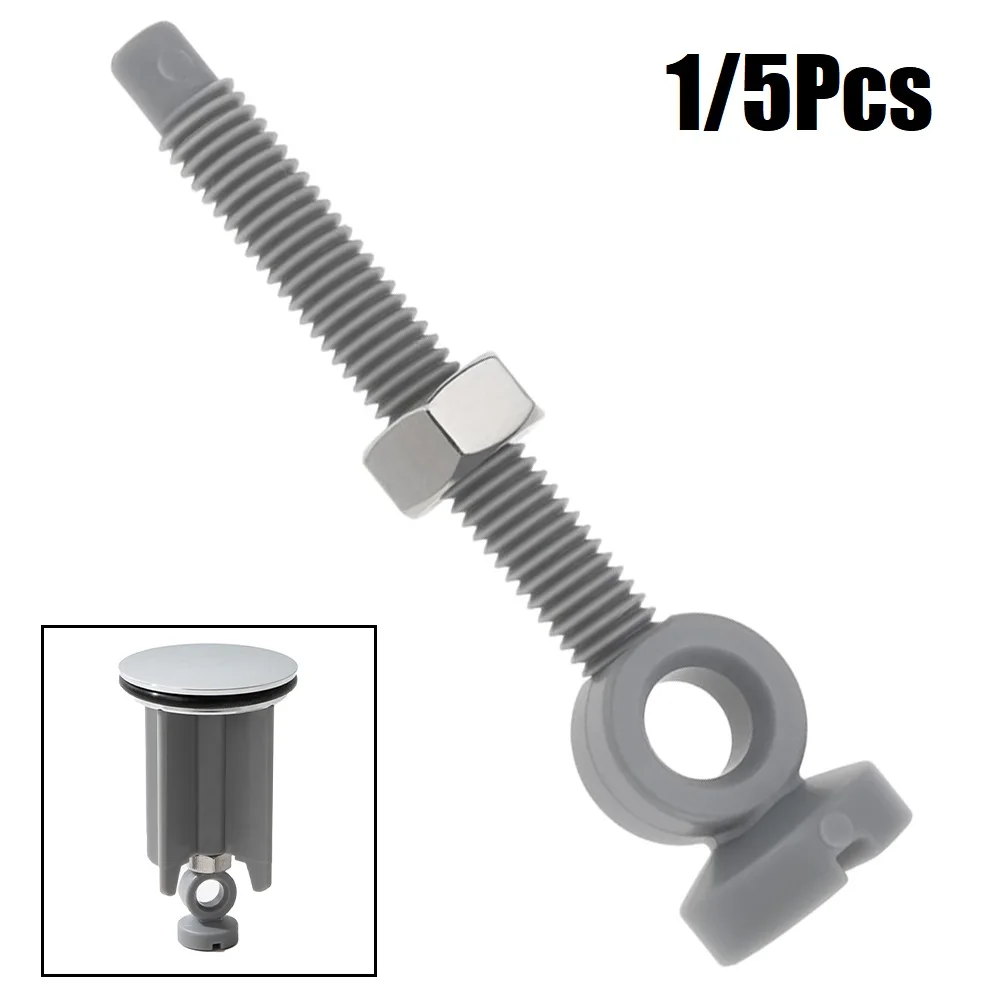 1pcs/5pcs Bathroom Basin Drain Valve Adjusting Screw Replacement 97522000 Plastic Kitchen Sink Drain Valve Screws Drain Fittings