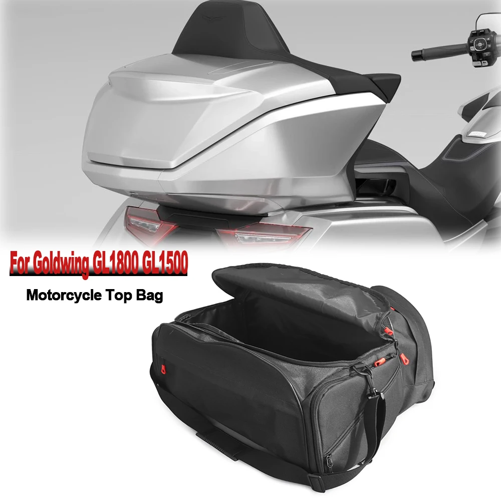For Goldwing GL1800 GL1500 Motorcycle Rear Top Box Shelf Trunk Luggage Large Capacity Tail bag Waterproof storage bag