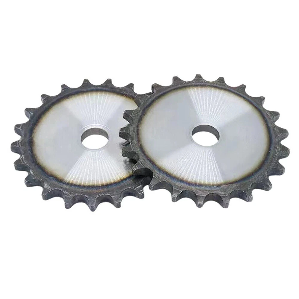1Pcs 08B 10/11/12/13/14/15/16/17T-25T Pitch 12.7mm A3 Steel 7mm Thick Flat Sprocket Industrial Drive Chainwheel Surface Hardened