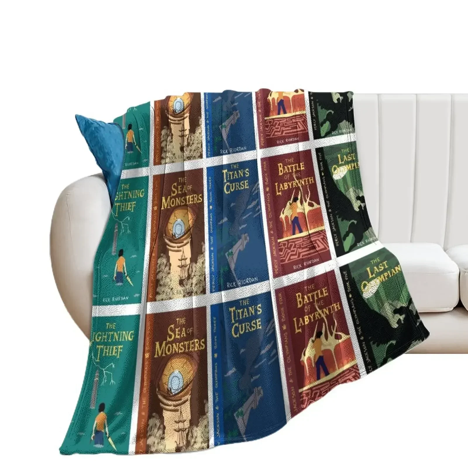 Percy Jackson Olympians pack Throw Blanket Plaid Blankets For Bed Decorative Sofa Sleeping Bag Blankets