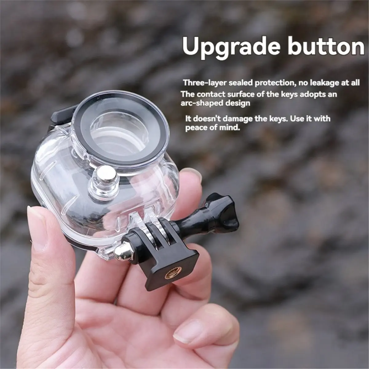 Waterproof Protective Case for Go Ultra Action Camera Shockproof 50M Diving Shell for Small Cameras