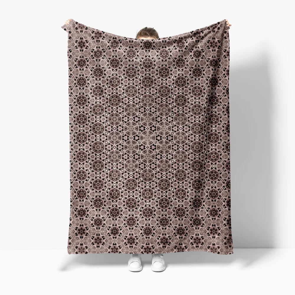 

Patterned Blanket Throw Soft Cozy Bedding Decorative Sofa Cover for Living Room Bedroom Home Decor