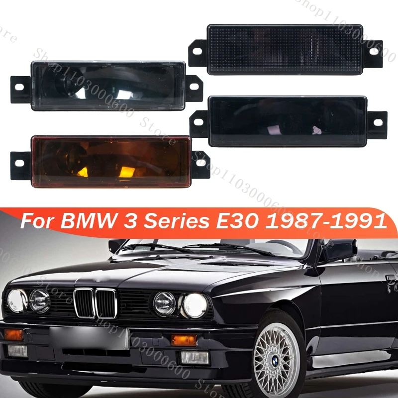 

Для BMW 3 серии E30 1987 1988 1989 1990 1991, автомобильный передний сигнальный индикатор, противотуманная фара без лампы 63131380965 63131380966