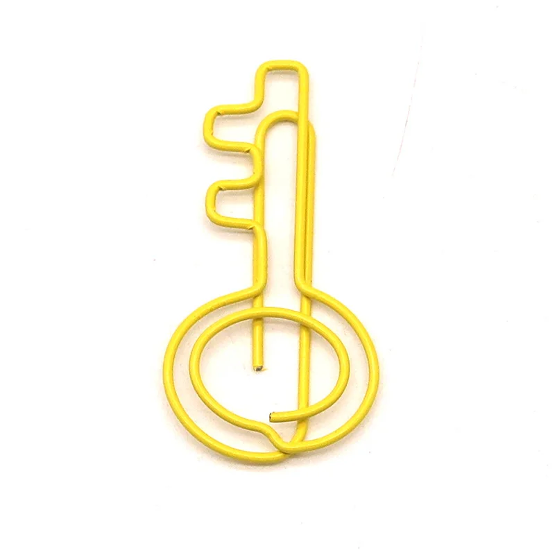 Schlüssel Form Metall Büroklammern Binder Bunte Büro Schreibwaren Zubehör Papier Material Ordner Büro Bindung Liefert