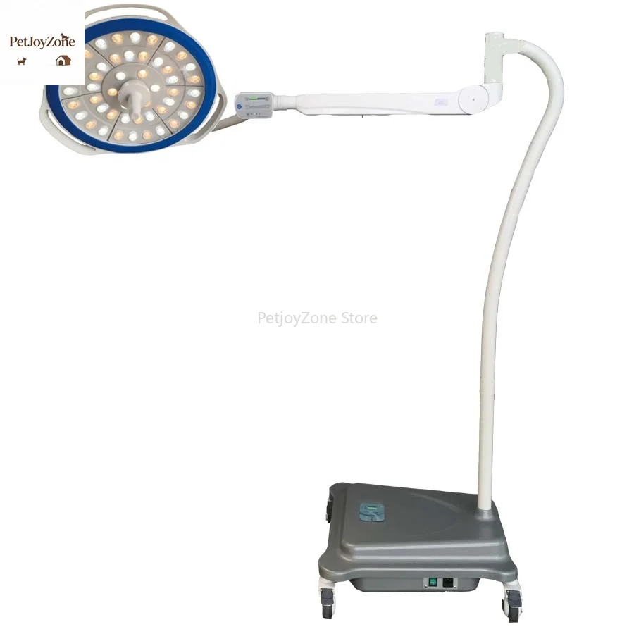 Round Type Lamp Electric Portable Mobile Operating Room Surgery Light Shadowless Veterinary LED Surgical Lamps