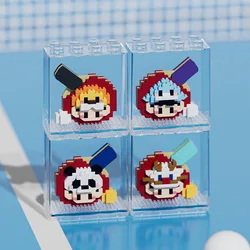 Creative Particle Assembly Building Blocks Table Tennis Racket Athlete Children's Educational Toys Desktop Ornaments Wholesale