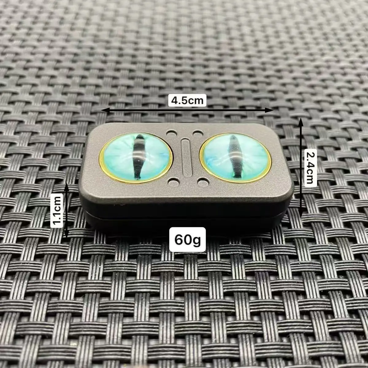 Gufo rotante cursore meccanico push card magnetico clicker Fidget Spinner piastra di spinta giocattolo sensoriale antistress in lega EDC