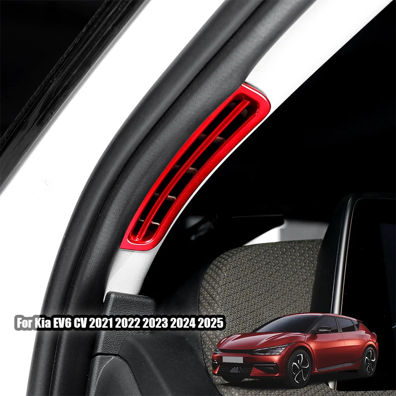 

for Kia EV6 CV 2021 2022 2023 2024 2025 A-pillar air outlet decorative frame ABS material interior modification part