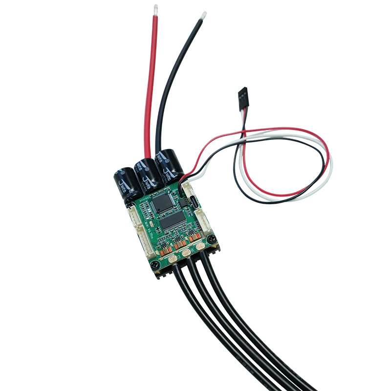 HOEYI MINI V6.7PRO HYESC6.7PRO يعتمد على VESC مع المشتت الحراري المؤكسد من الألومنيوم لمحرك FOC بدون فرش VESC6