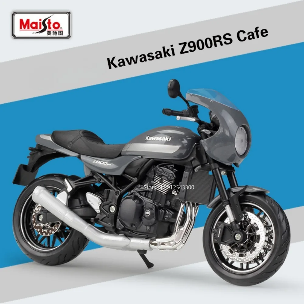 1/12 Kawasaki Z900RS Toy Motorcycle Model Alloy Diecast Static Simulation Model Motorcycle Toys for Boys Birthday Gift Souvenirs