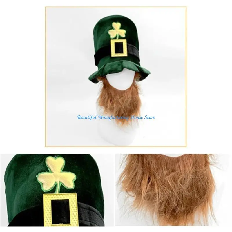 Chapeau fête saint-patrick E56A, tenue fête du Festival irlandais pour célébration du Festival