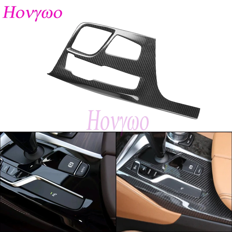 

Real Carbon Fiber Car Center Console Gear Shift Panel Cover Trim Frame For BMW 5 Series G30 2018-2022