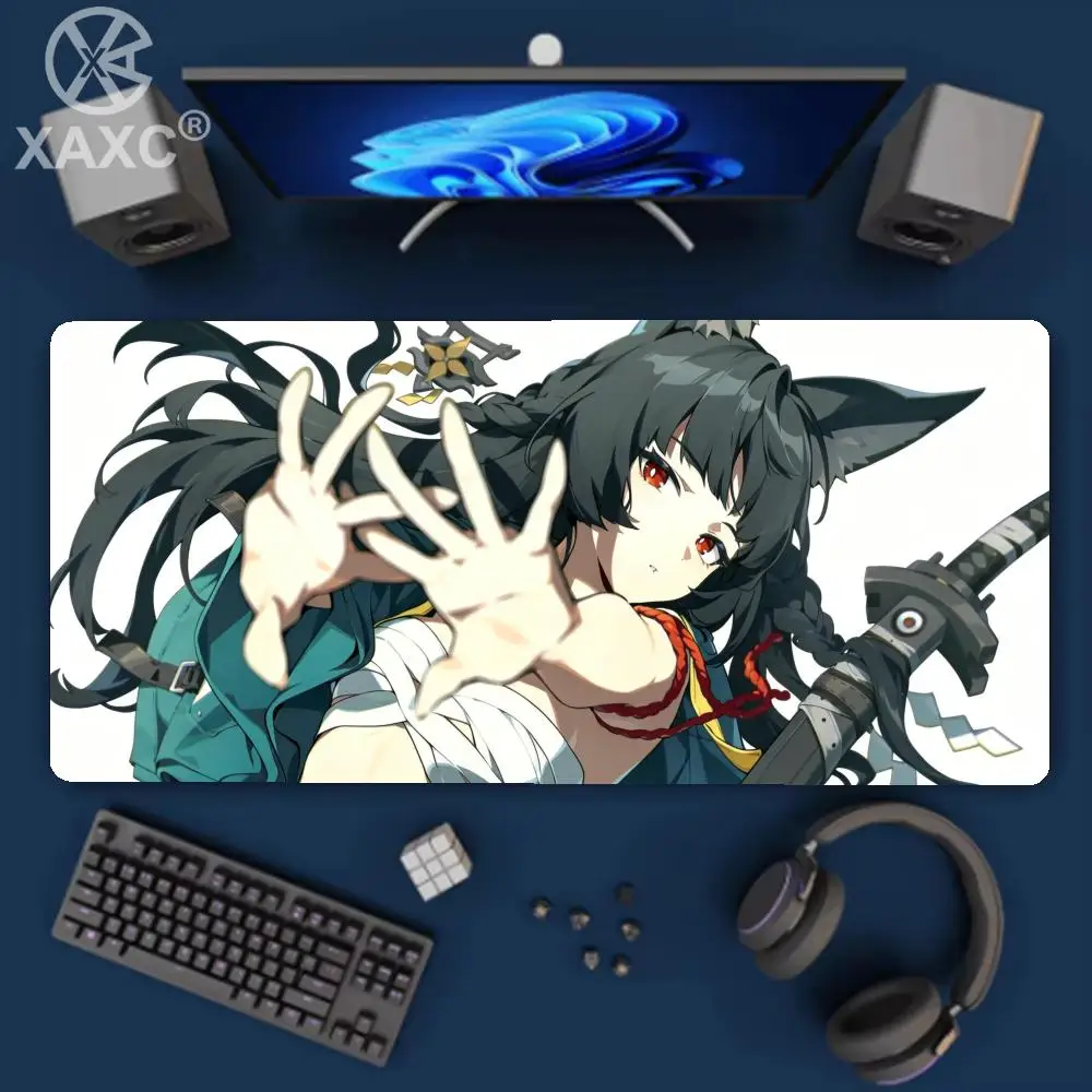 ZZZ Gaming Hoshimi Miyabi Ye Shunguang Mouse Pad Evelyn Ellen Zenless Zone Zero Keyboard Desk Mats XXL Anime Girls Mousepad XAXC