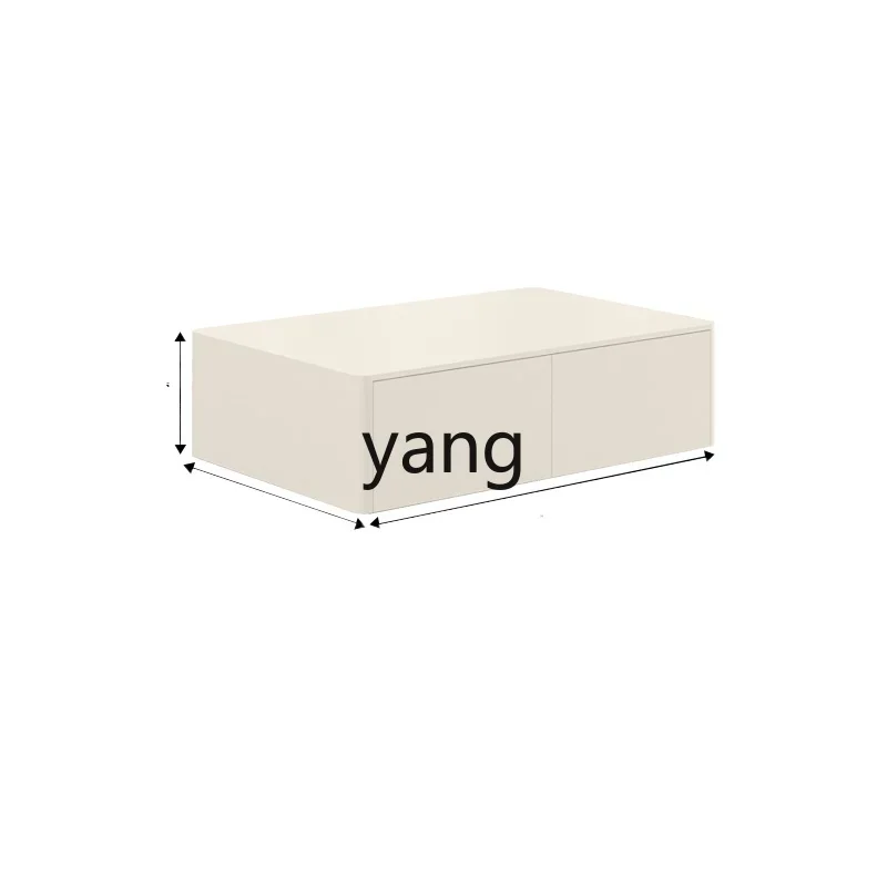 

yjq household floor-to-ceiling retractable solid wood high-end small apartment coffee table TV cabinet combination