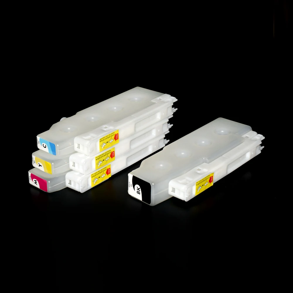 

BK-700ML C/M/Y-400ML Empty Refill Ink Cartridge Without Chip For Epson WorkForce Enterprise GROW AM C4000 C5000 C6000 Printers