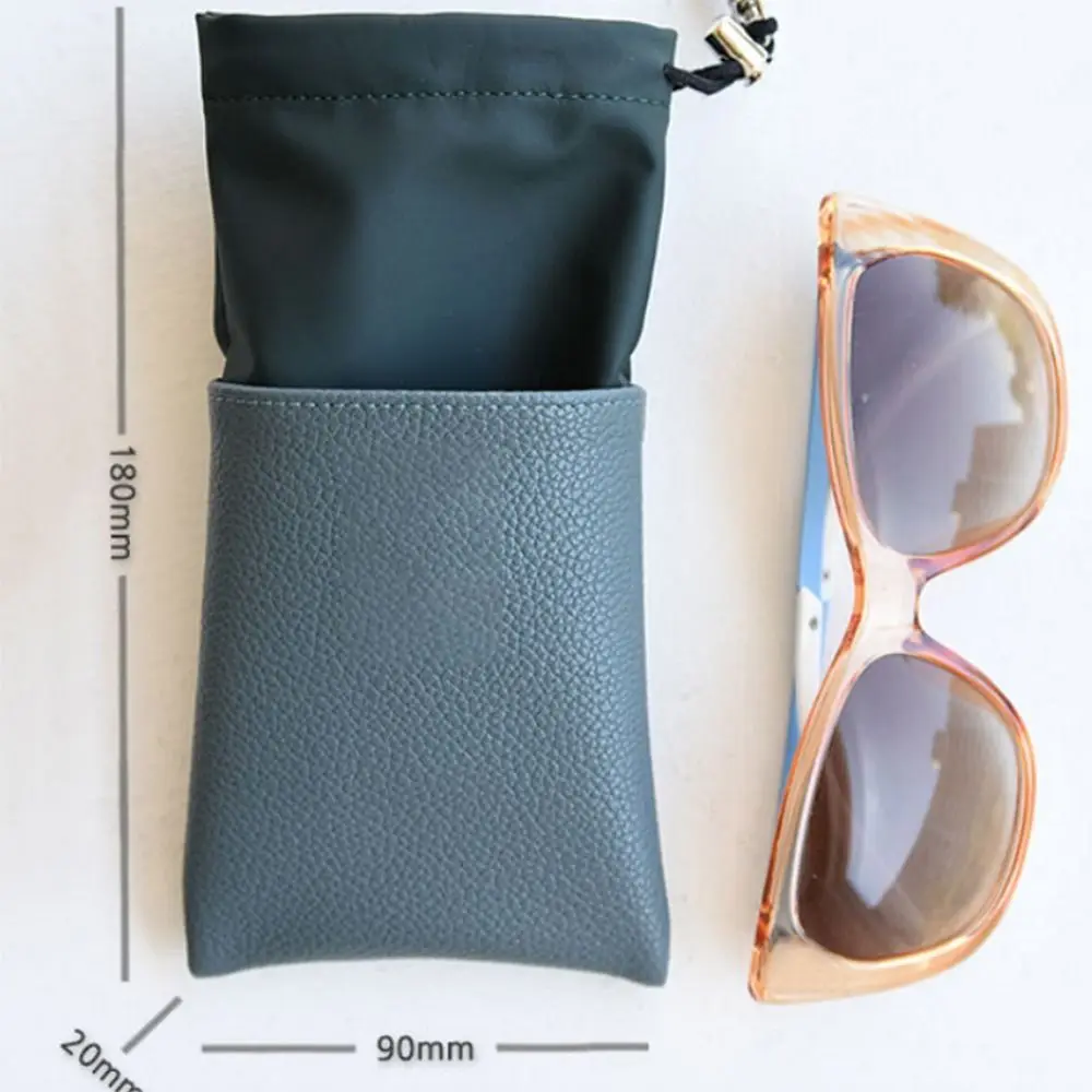 بو الجلود النظارات الشمسية حقيبة التخزين الرباط للماء النظارات الشمسية الحقيبة بلون حامل النظارات الشمسية النظارات الملحقات
