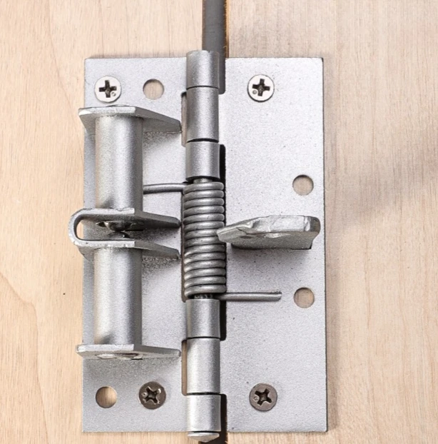 Multifunctional 3 In 1 Heavy Duty Automatic Door Closer,Self Closing Invisible Doors Spring Hinges,90° Positioning Door Stopper