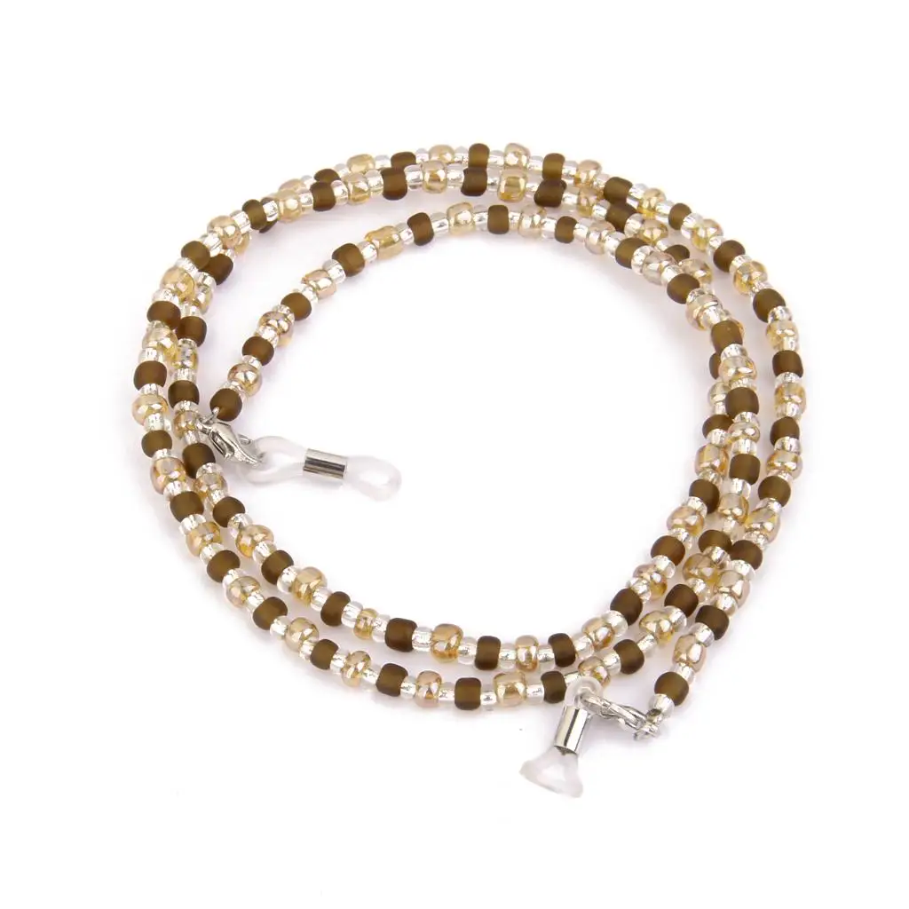 

Многофункциональная цепочка для очков из смоляных бусин, браслет-ожерелье для дизайнерских очков класса люкс