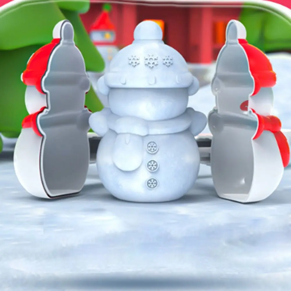 かわいいプラスチック雪玉クリップ恐竜アヒルの形の雪玉ツール雪玉メーカー漫画雪玉掴みクランプキッズギフト