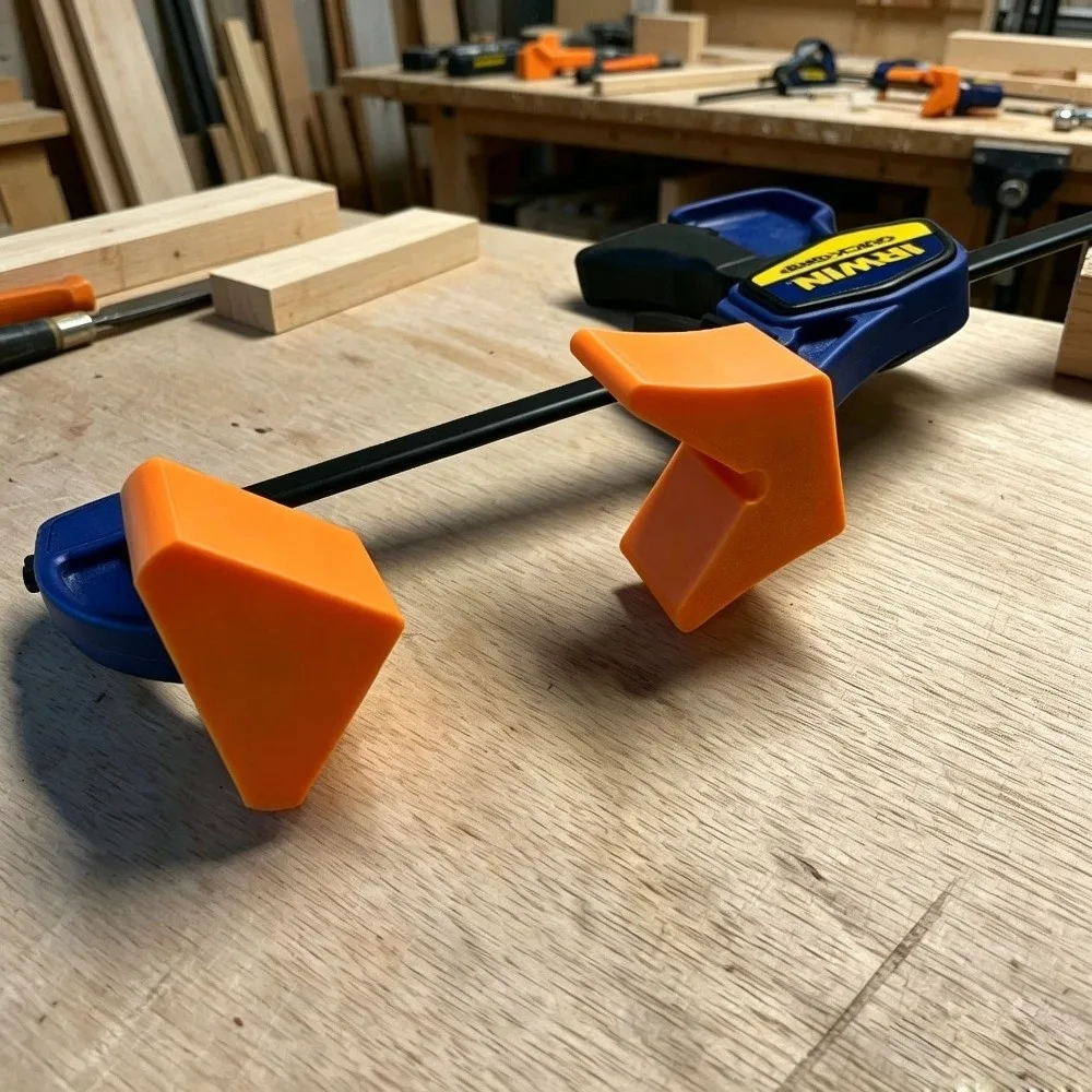 1 Set New Durability Woodworking Clamp Sturdy Easy To Install Quick Clamp Adapter High Quality Fast Gripping Tool Woodworking