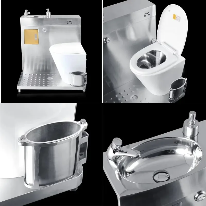 Outdoor use Portable stainless steel motor Household toilet rv toilet and train toilet