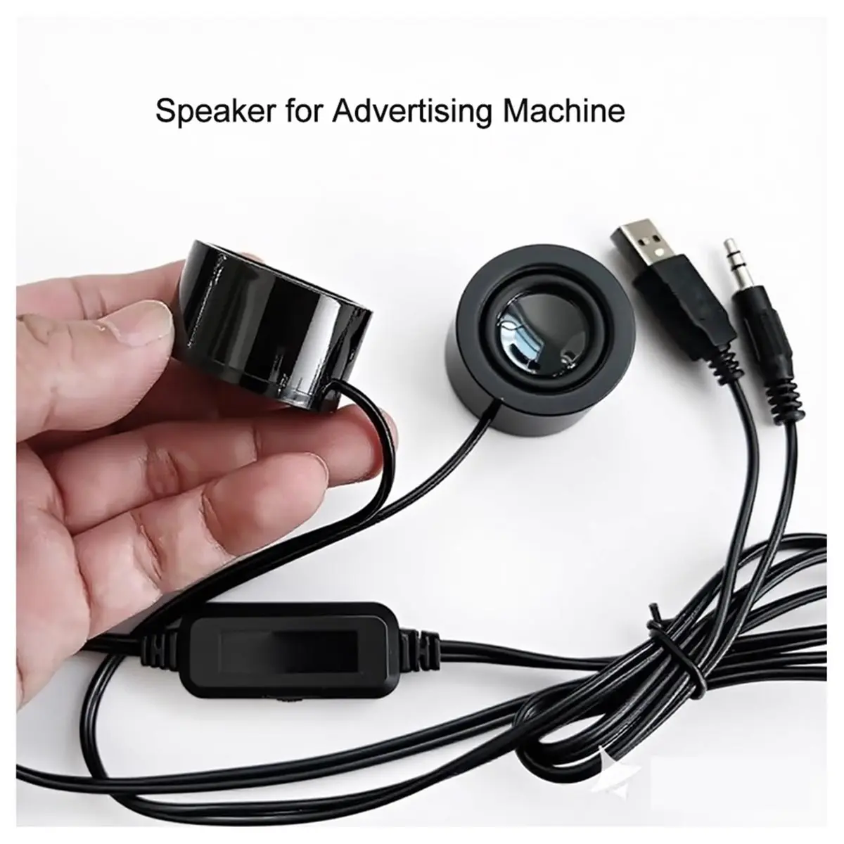 DT85 HOT 4Ohm 6W USB Speaker for PC 3.5mm Audio Input Mini Loudspeaker for Advertising Machine
