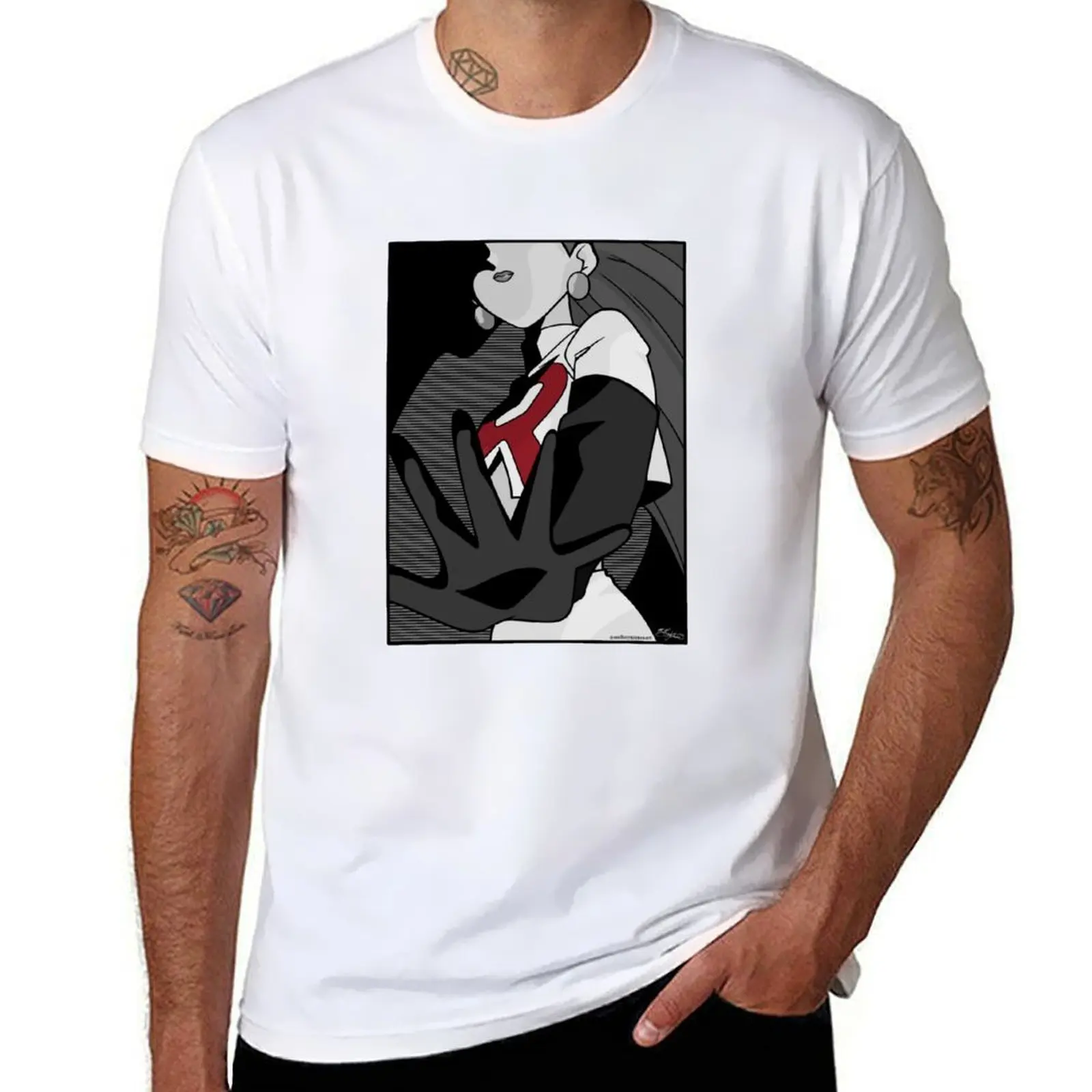

Jessie Team Rocket by @malloryvinsonart T-Shirt anime t shirts oversize T-Shirt